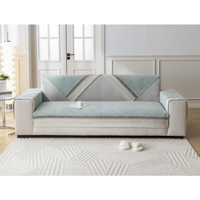New Style Small Fragrant Sofa Cushion, Universal for All Seasons, Simple Modern Non-slip High-end Sofa Cover Cover