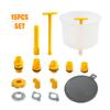 Multi-Vehicle 15Pcs/Set Spill Proof Coolant Filling Kit Plastic Funnel Spout Pour Oil Tool For Universal Engine Maintenance
