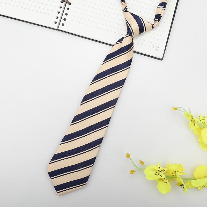 Jk Small Tie Female College Style Lazy Japanese Plaid Uniform Shirt Tie Student Ins Men'S And Women'S Short Styles Free Of Charge