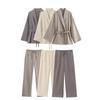 Kaslead New Arrival Women's Clothing Fashion Style with Belt Kimono Outerwear Casual Pants 8338735 4391436