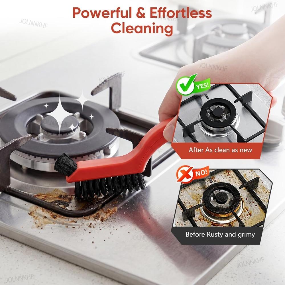 Xiaomi 1-10Pcs Nylon Cleaning Brushes for Tight Spaces, Non Scratch Detail Cleaning Brush for Window Tracks, Kitchen, Bathroom, Car