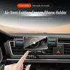 Universal Foldable Car Vent Phone Holder with Electric Rotation and Wireless Charging
