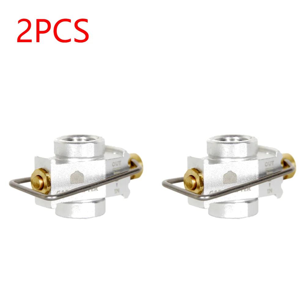 1/2Pcs Outdoor Camping Hiking Stove Burner Adaptor Furnace Converter Connector Leakproof Gas Cartridge Tank Cylinder Adapter