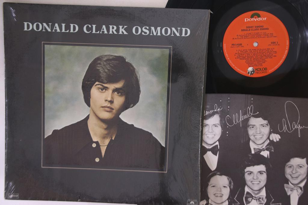 LP Record DONNY OSMOND - Donald Clark Osmond PD16109 POLYDOR 1977 US Rock Used