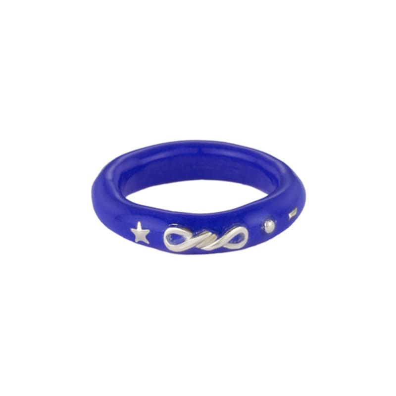 nff twist rope ring-blue