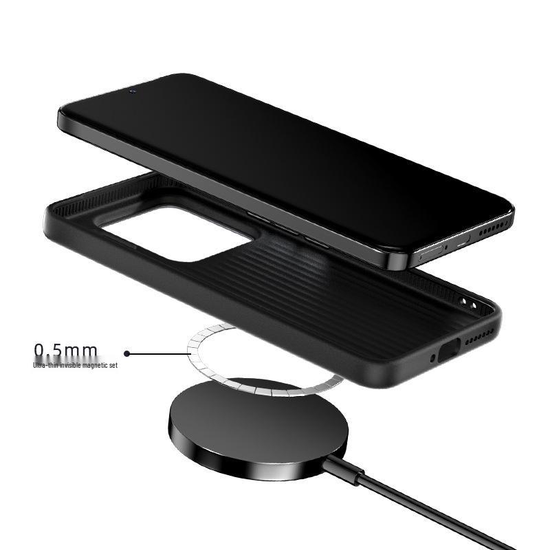 Xiaomi 15 Pro Case - Guardian Series: Minimalist Polka Dot Pattern, Anti-Fall Magnetic Design