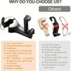 Universal Car Bracket Hook Multi-Function Hanging Storage Mobile Phone Holder Rear Seat Hanger Hook for Bag Purse Cloth Grocery