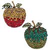 Fruchtform Legierung Anstecknadel Strass Brosche für Damen, Revers Anstecknadel Damen, Kleidung Schmuck Zubehör Hochzeitsparty Abschlussball Vintage