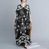 Robe Copricostume Estiva Retro Letteraria Artistica Taglie Forti da Donna in Cotone Sottile