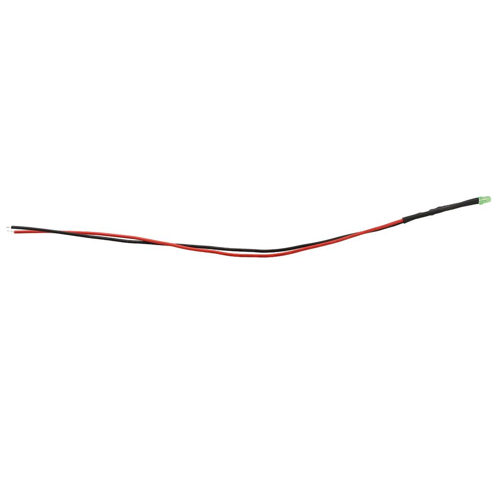 3mm LED Emitting Diodes 12V LED Lights 7.87 Inches Wire Length DC LED Bulbs Indicator LED Light Beads DIY Projects