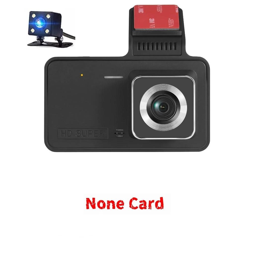 Dash Cam Front and Rear View Camera Video Recorder Dual Lens Car Dvr Cycle Recording Night Vision G-sensor HD 4 Inch Dashcam