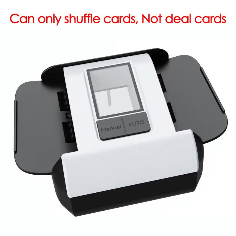 

Automatic Card Shuffler Electric Poker Cards Shuffling Machine Automatic Mixer Tool Device 2000mAh Rechargeable for Home Party