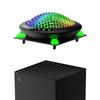 UFO Cooling Fan with 11 RGB Lights, Auto Cooling System Fan Speed Adjustable By Temperature for Xbox Series X Console, Low Noise, 3 Speed, USB Port