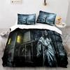 Luxury New 3D Print Horror Theme Spooky Bedding Set Boys Girls Twin Queen Size Duvet Cover Bed Kids Adult Home Textileextile