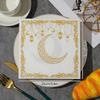 Ramadan Napkins Decorations  Eid Party Table Decoration Star And Moon Napkins Eid Dinnerware Eid Celebration Supplies