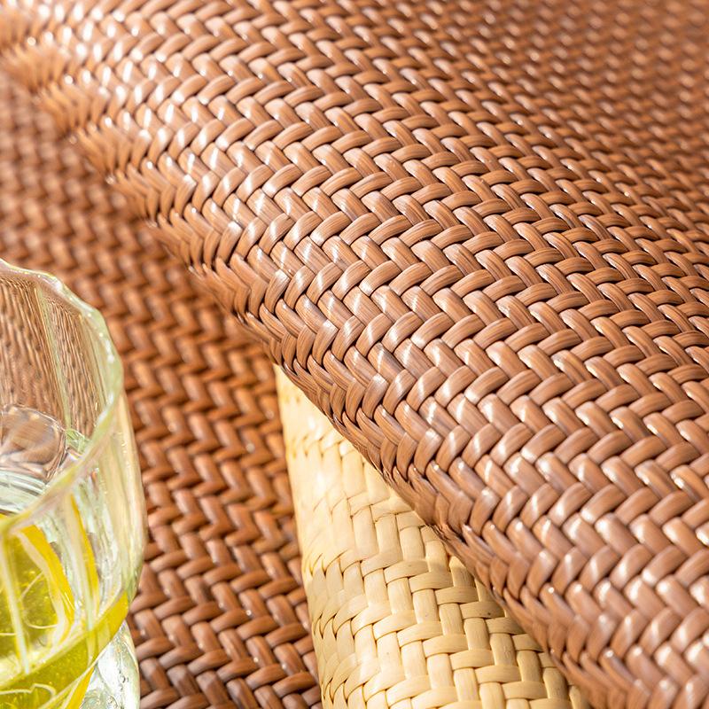 Summer Cooling Rattan Sofa Mat Non Slip Breathable Sofa Cushion Cover Living Room Straight Row Backrest Towel