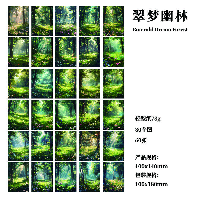 

6 styles 60 pcs Time lapse series vintage theme material Paper DIY Collage Paper Scrapbooking Material handmade Diary Album