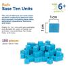 Learning Resources Learning Resources Math Teaching Material Base Ten Cube 1cm Cube 100 Pieces LER0924 Genuine Product