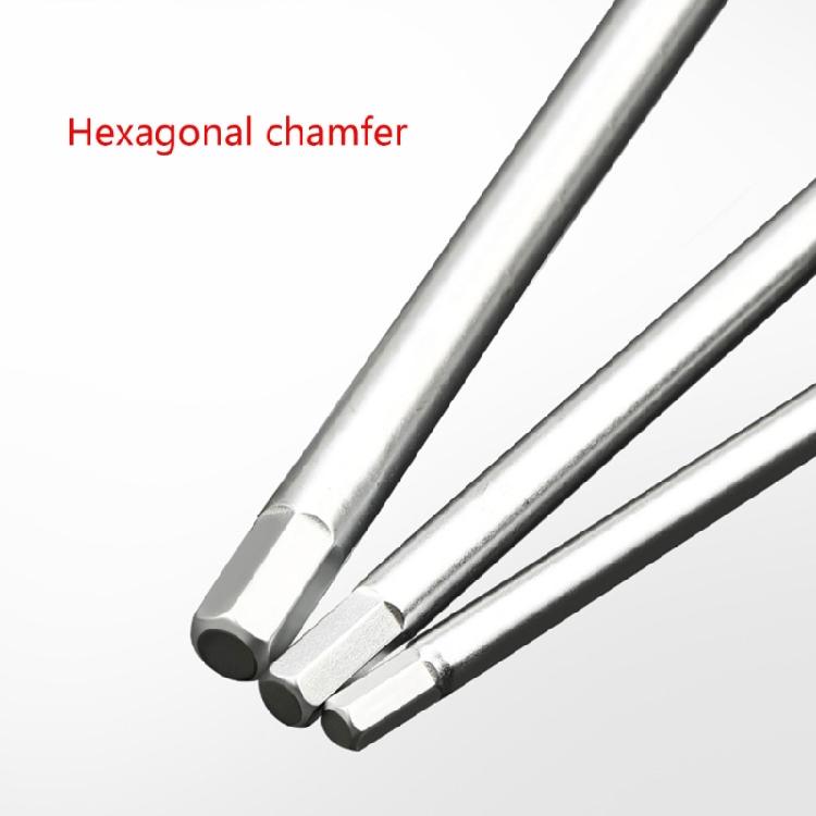 T Type Universal Hex Socket Wrench Steel Lengthen Allen Key Wrench Non-slip