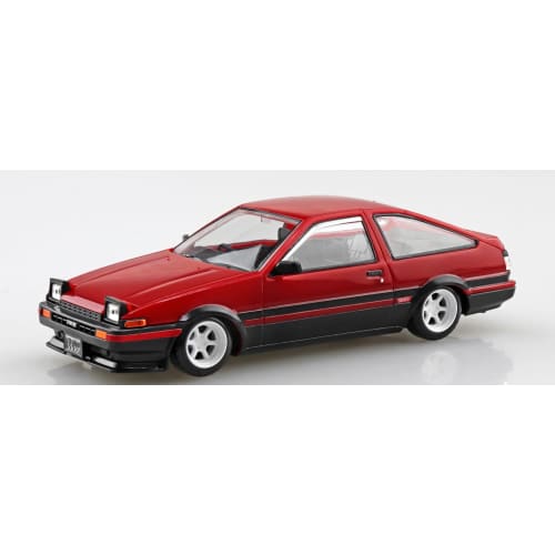 Aoshima Bunka Kyozai 1/32 Scale Rakupla Snap Kit No. 11CU-RB Toyota Sprinter Trueno Custom High Flash Two-Tone Pre-Colored Plastic Model Kit (Automobi