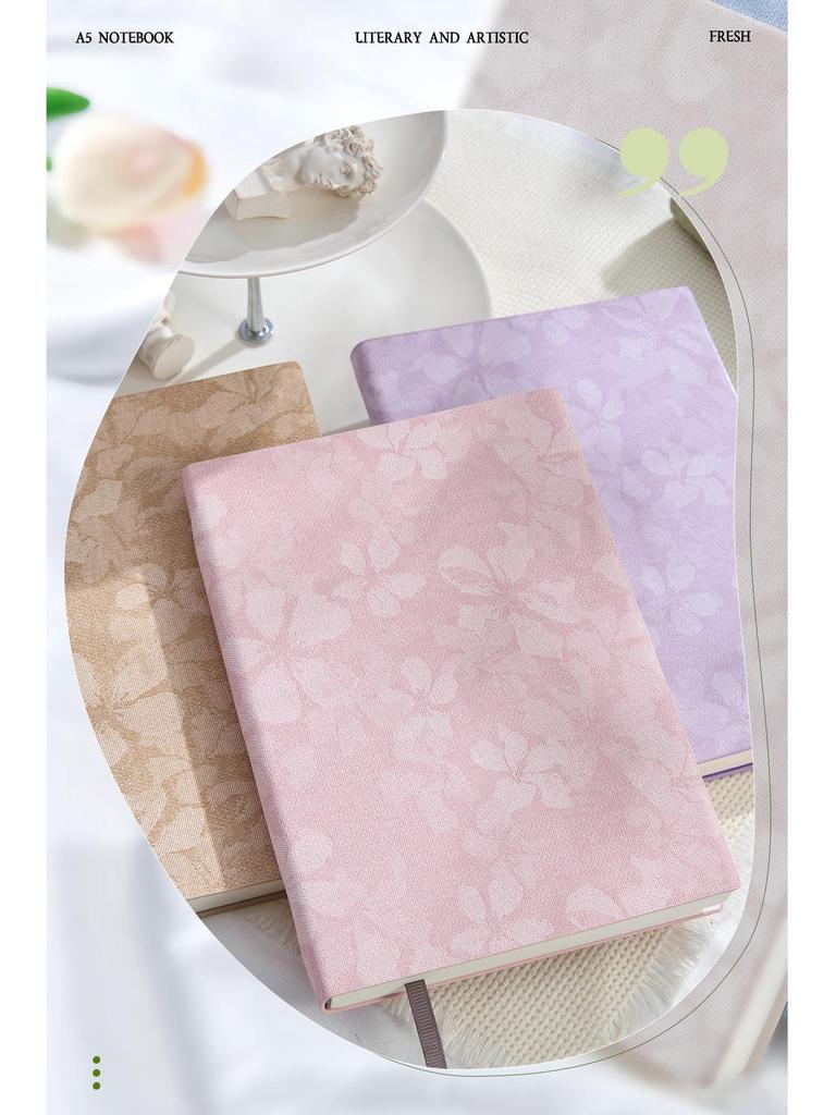Patterned PU Leather A5 Notebook: High-Value Office Journal