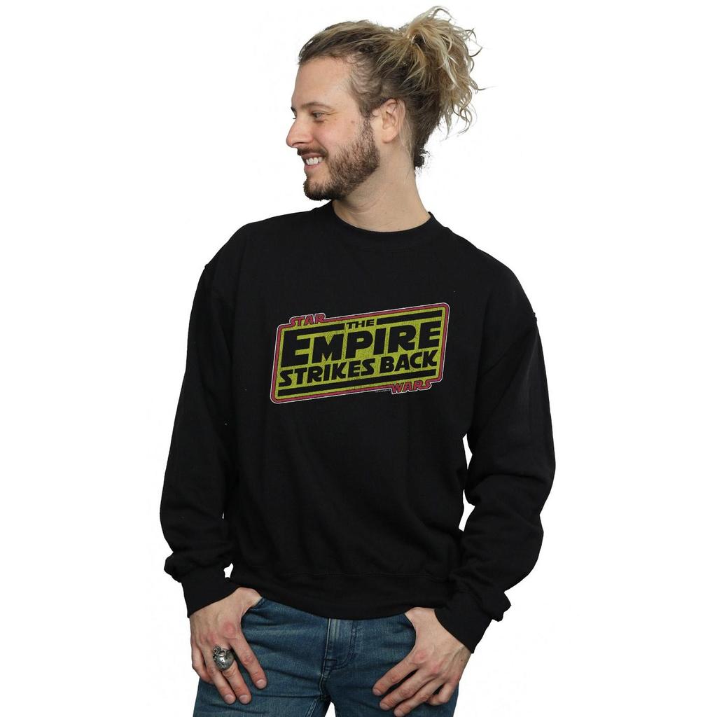 Star Wars Mens The Empire Strikes Back Logo Sweatshirt