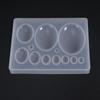 Cute Beads Cube Triangle Silicone Mold For Jewelry Earrings Pendant Making Resin UV Epoxy Resin Molds Crafts DIY Tool