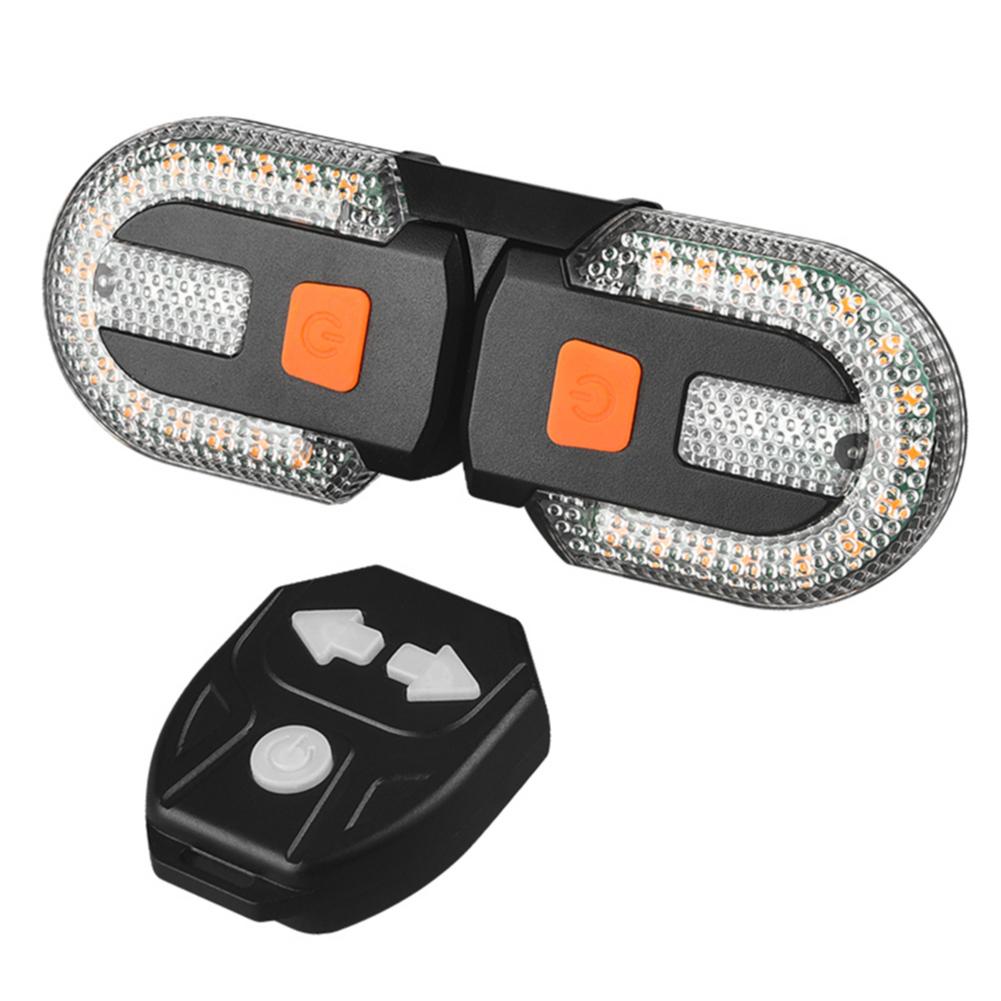 

Bicycle Turn Signal Light Wireless Remote Control Taillight LED Warning Tail Lamp USB Rechargeable Rear Lights Bike Accessories