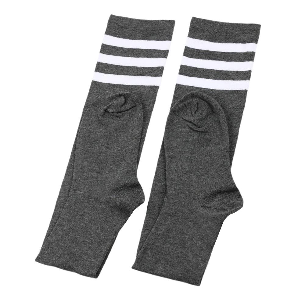 Plus Large Size Stockings Womens Long Over Above Knee Socks Striped Thigh High Ladies Black White Cosplay Lolita Harajuku Y2K