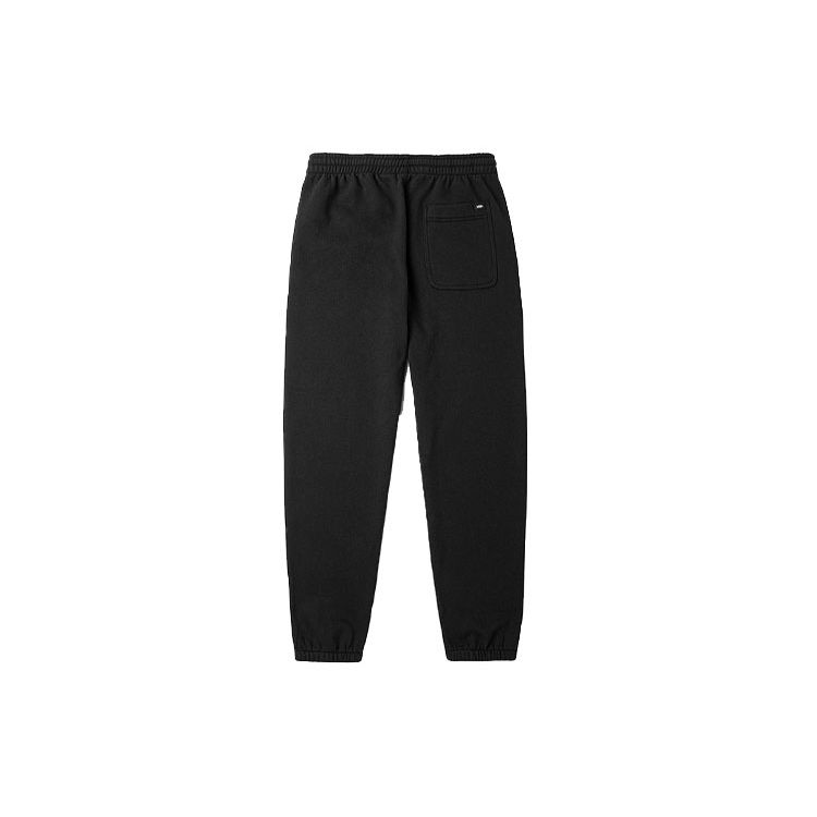 Vans Fleece Lined Thick Knit Cuffed Sweatpants Men Bottoms Black VN0A3HKNBLK