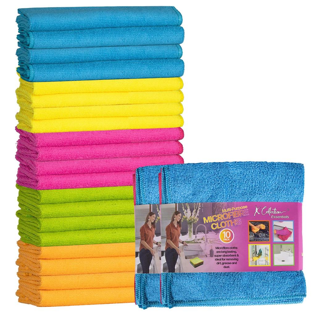 K Collection Microfibre Cleaning Cloth (Pack of 20)