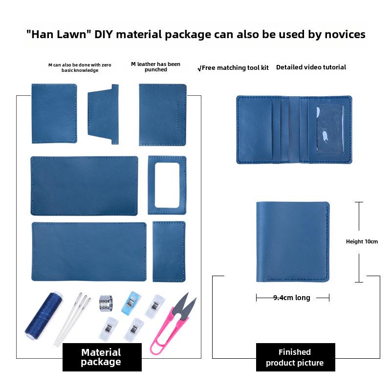 "Handmade Cowhide Wallet & Card Holder - Perfect Father's Day, Boyfriend, or Female Gift"