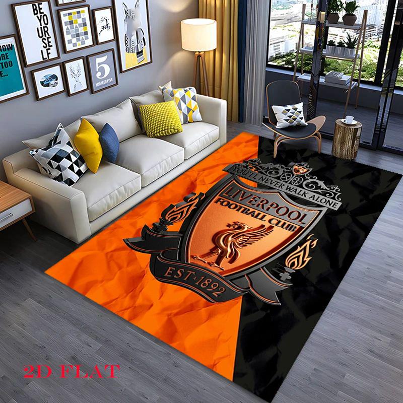 Liverpool Football Club Crest Carpet Printing Home Decor Doormat Fashion Protective Pad