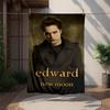 Edward Cullen Flannel Blanket Soft Warm All-Season Throw, Design for Camping, Car Travel, Hiking Sofa, Bed, Office Perfect Gift for Parties