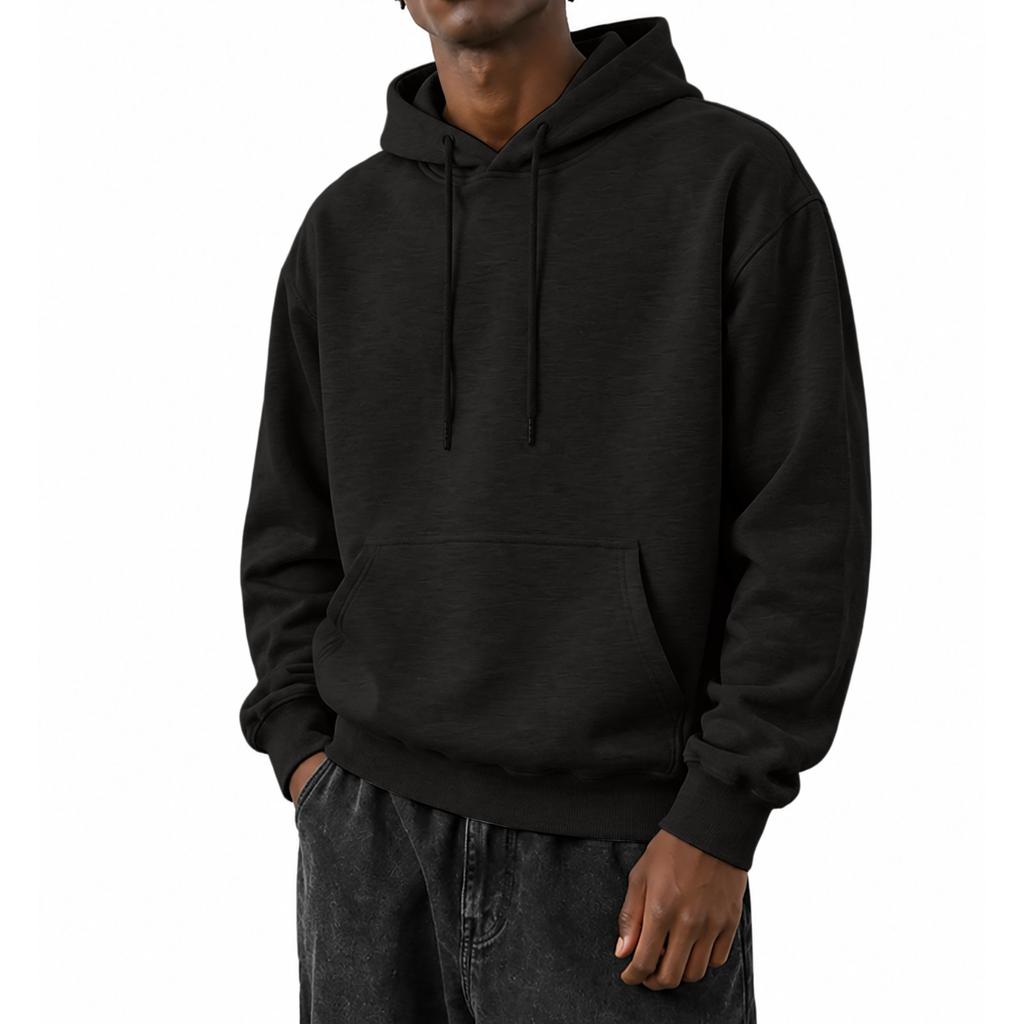 Herren Kapuzenpullover Farbe, Langarm Freizeit Lockerer Pullover