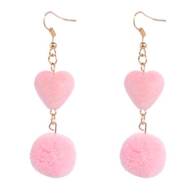 Earrings For Women Peach Stud Earrings Contracted Joker Cute Girl Peach Female Stud Earrings
