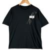 MM6 Maison Margiela Number Motif S52GC0336 Short Sleeve T-shirt Black Women XXS Genuine Used