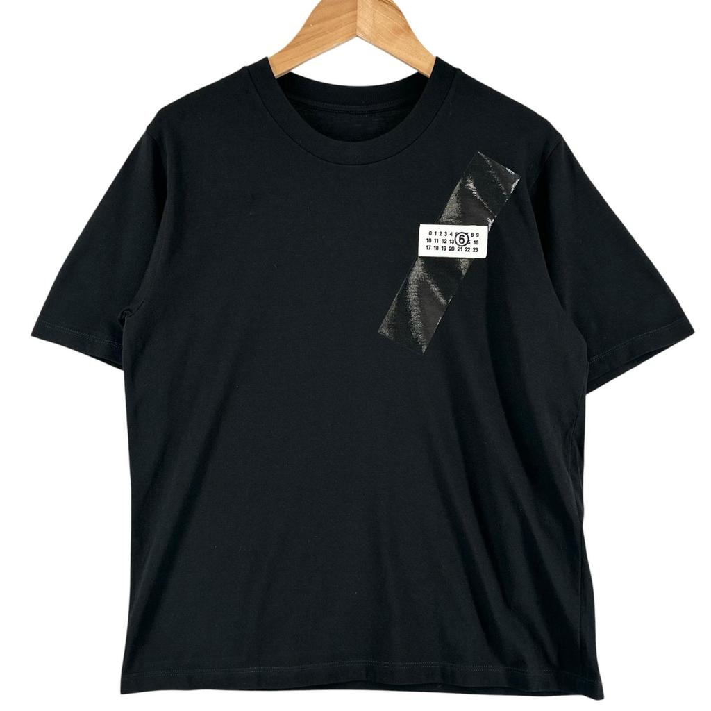 MM6 Maison Margiela Number motif S52GC0336 Short sleeve T-shirt black Women XXS Genuine used