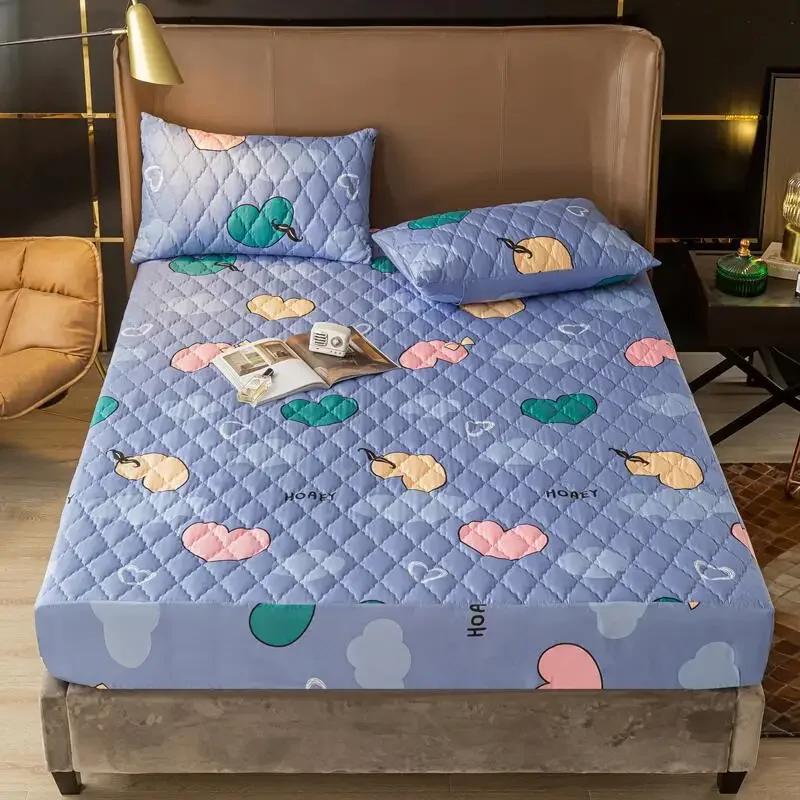 Waterproof Cotton-padded Bedspread Wholesale Hotel Protective Cover Sanding Dust-proof Cover Urine-proof