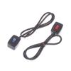 Paste Type Switch Car Push Button Switch With Led Light On/Off Dc12V/10A 24V/5A Diy Car Switch Spst Rocker Switch With Cable