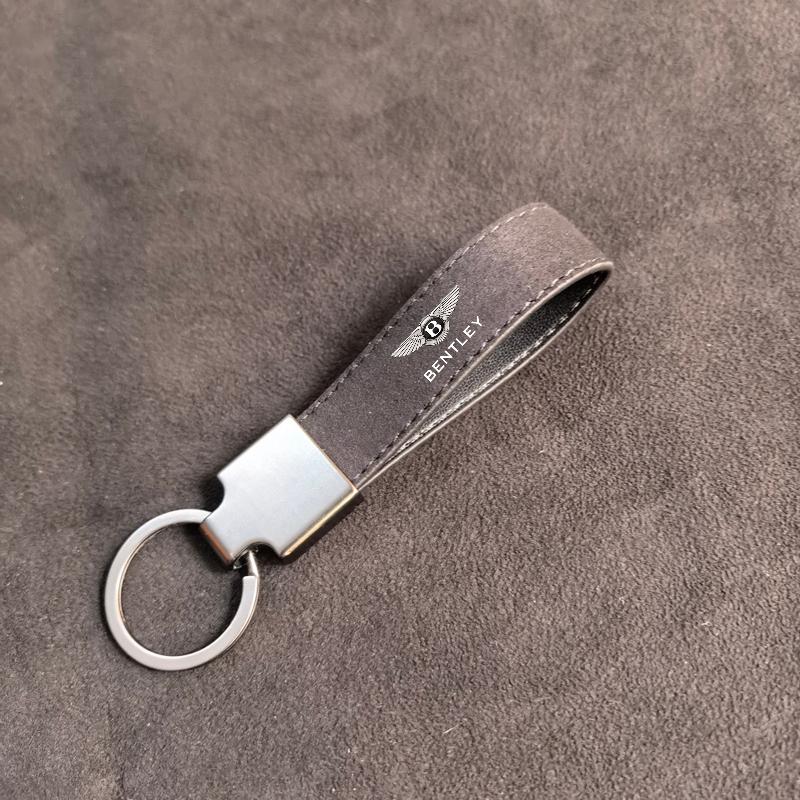 

Универсальный Делюкс Замшевый Кожаный Брелок для Ключей Автомобиля Брелок для Bentley Continental GT MULLINER Bentayga Flying Hurtling Spur