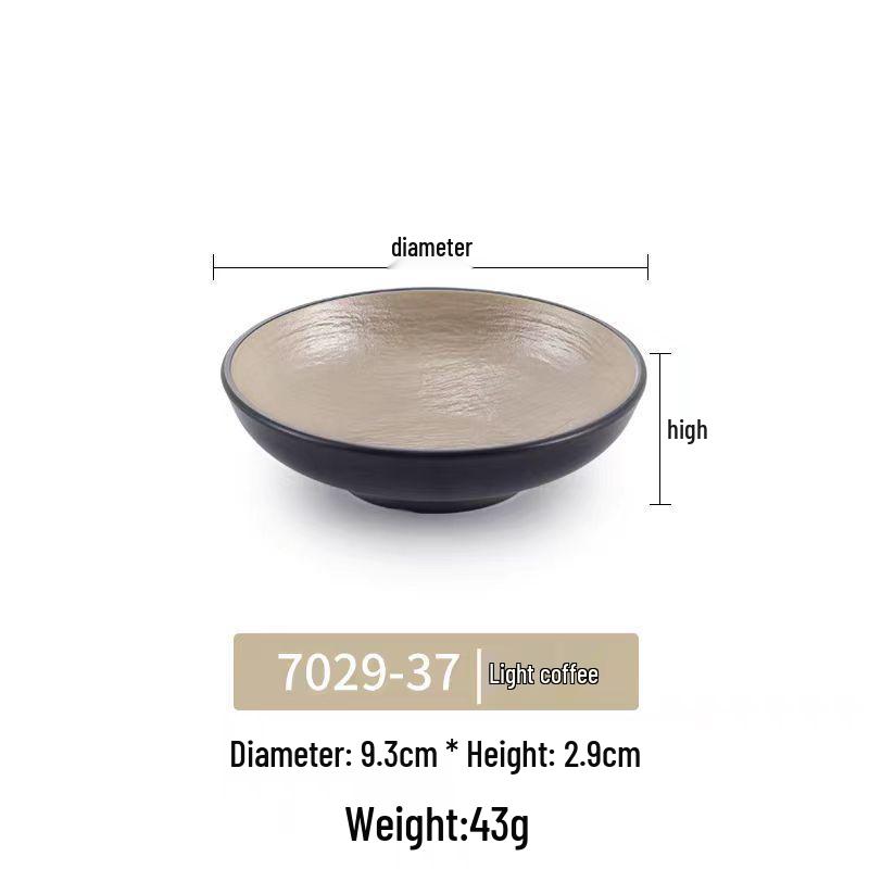 Melamine Japanese Conical Hat Bowl - Large Plastic Soup, Rice, and Noodle Bowl