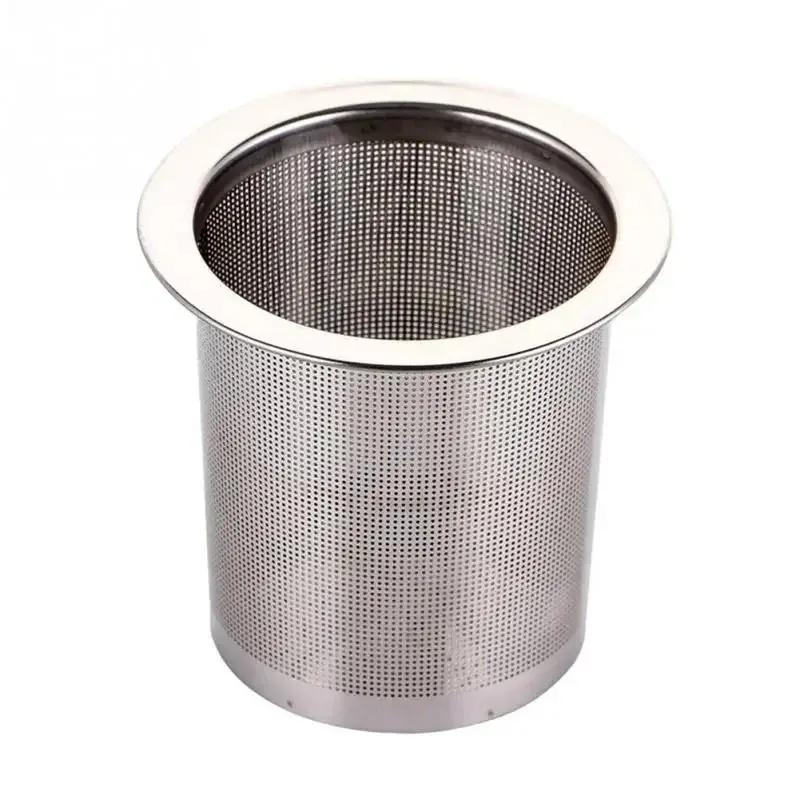 Stainless Steel Tea Infuser Silver Mesh Kitchen Accessories Safe Density Reusable Tea Strainer Herb Tea Accessories Tools