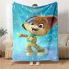 1Pc Cat Adventure Blanket For Couch Bed Plush Cozy Fuzzy Blanket Super Soft Warm Blankets For Fall And Winter 0918266