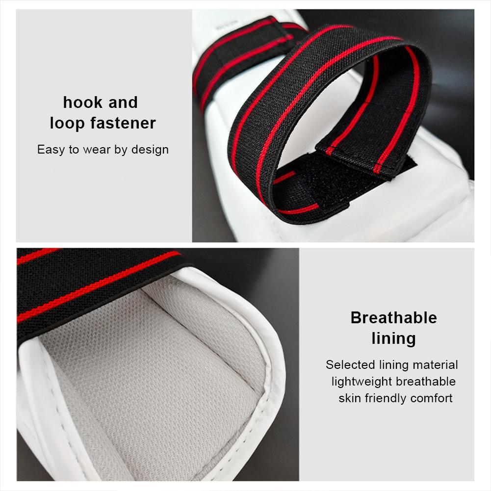 Taekwondo Forearm Guard with EVA Liner Elbow Protective Pads Adjustable Taekwondo Protective Gear for Free Combat Boxing