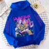 Korean Popular Demon Hunter Children's Hoodie Casual Girl Clothing Autumn and Winter Cute Cartoon Warm Children's Clothing