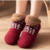 Autumn and Winter Home Warm Women Floor Socks Sleep Carpet Non-slip Snow Socks