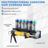 Caulk Tube and Caulking Guns Holder Wall Mounted Sealant Organizer Hand Caulking Tube Rack Caulking Tool Storage Organizer Holds