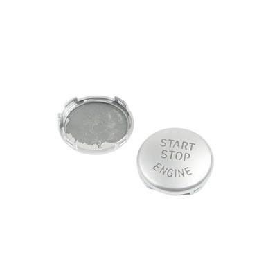 Luxury Silver Car Engine Start Button Replace Trim For BMW X5 X6 E70 E71 08-13