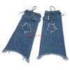  Denims Leg Warmers Cool Flared Leg Warmers Punk Long Leg Socks Fashion Leg Covers Sweet Leg Sleeve Streetwear Gifts